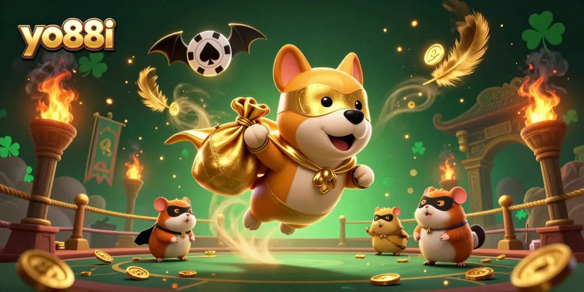 Experience thrilling gameplay at yo88i with vibrant casino characters and dynamic action!