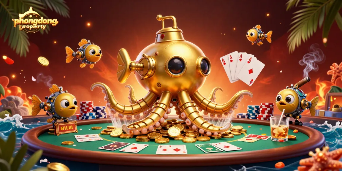 Win big at phuongdongproperty with dynamic casino gameplay featuring a kraken and golden coins!