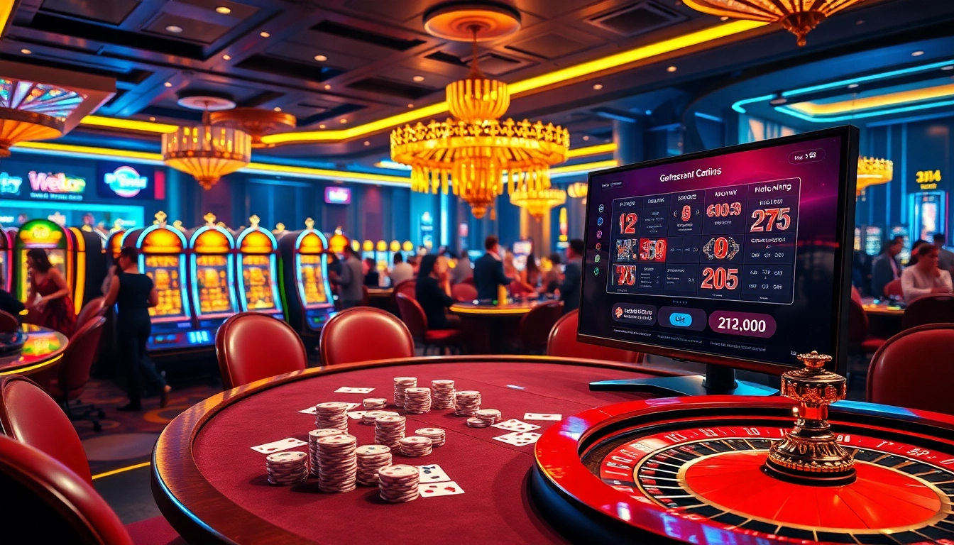 Experience the thrill of me 88 casino with vibrant poker tables and exciting slot machines.