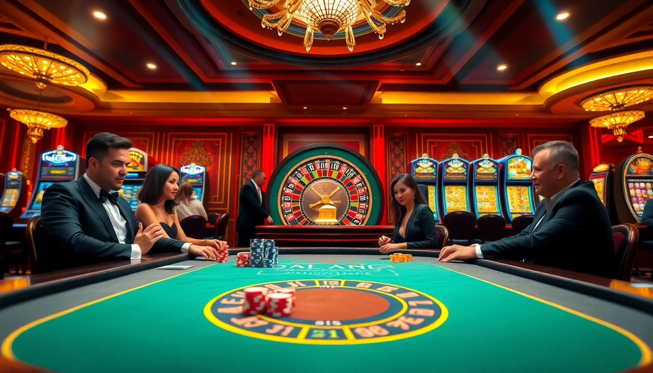Experience the thrill of Link vào xibet at a vibrant casino table with poker excitement.