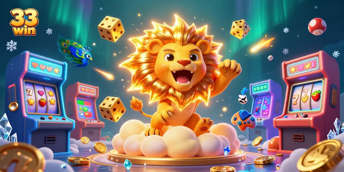 Engage in victories at 33 win with a vibrant casino theme featuring colorful games.