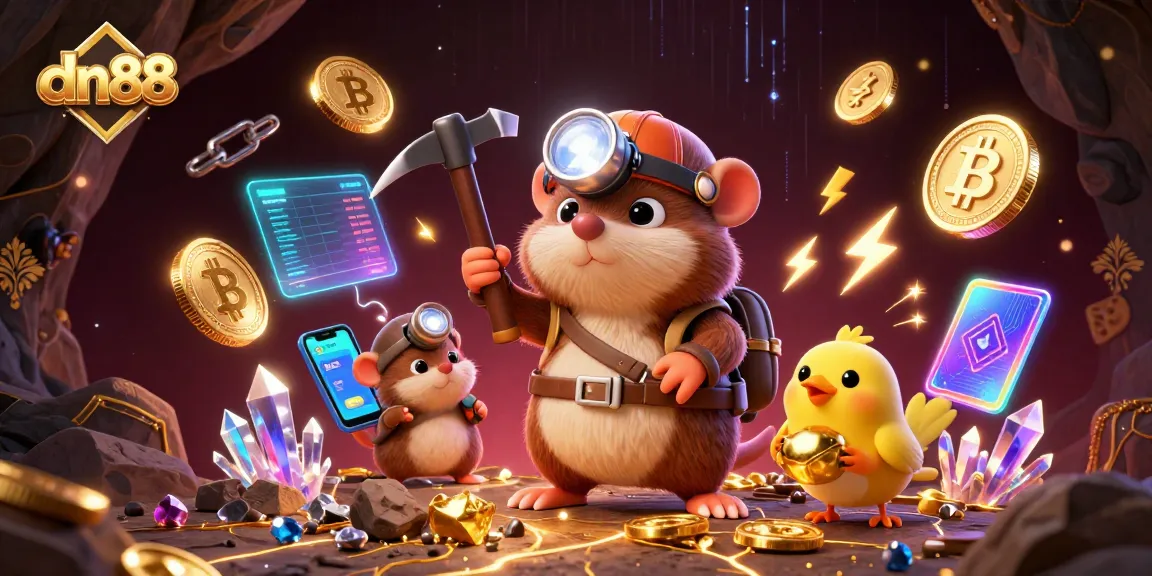 Engage with dn88's thrilling adventure of winning big in a 3D treasure hunt illustration.