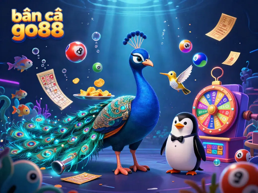 Engage with exciting bắn cá go88 with colorful fish game elements and vibrant characters in a dynamic underwater scene.