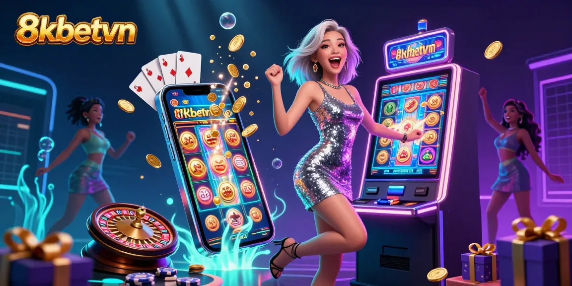 Experience thrilling gameplay at 8kbetvn with vibrant slots and captivating casino elements.