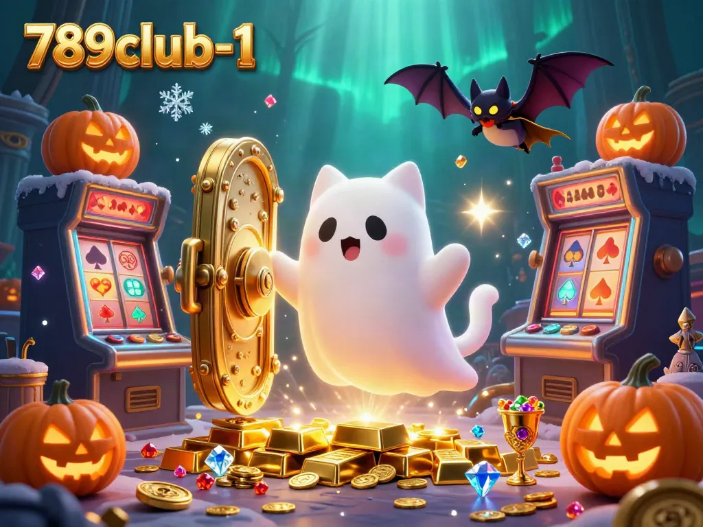 Experience thrilling casino actions with 789club-1's ghostly adventures in vibrant 3D art.