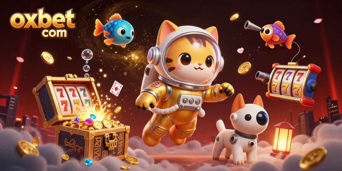 Join the excitement at oxbet com with thrilling floating cards and exploding treasure chests!