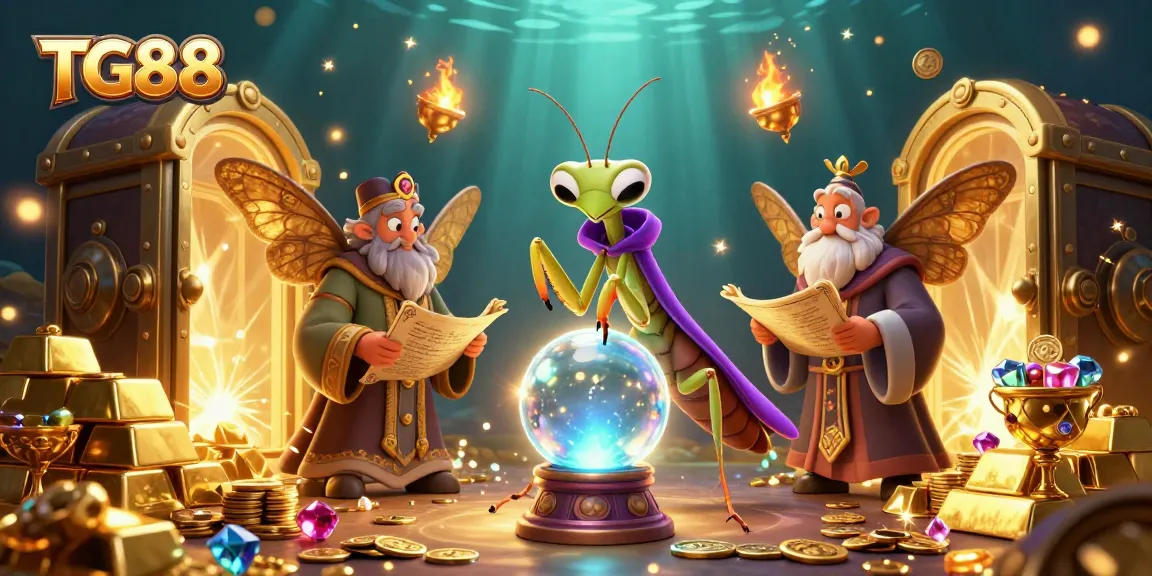 TG88 showcases thrilling casino experiences with a dynamic 3D illustration of luck and fortune.