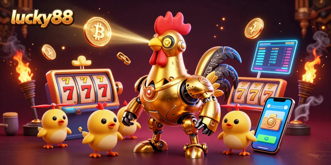 Engage in thrilling gaming experiences with lucky88's vibrant characters and exciting slot elements.