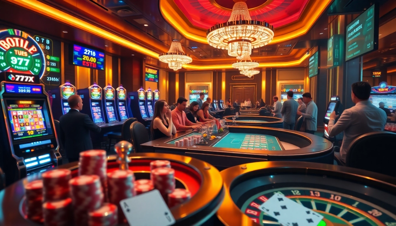 Experience the excitement of the 777X nhà cái with vibrant casino games and professional gamblers.