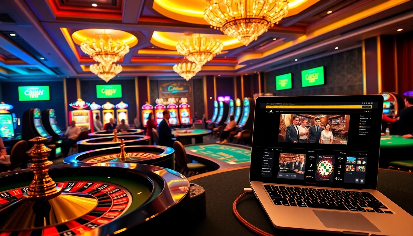 Experience the excitement of rr88 casino with vibrant slot machines and elegant poker tables.