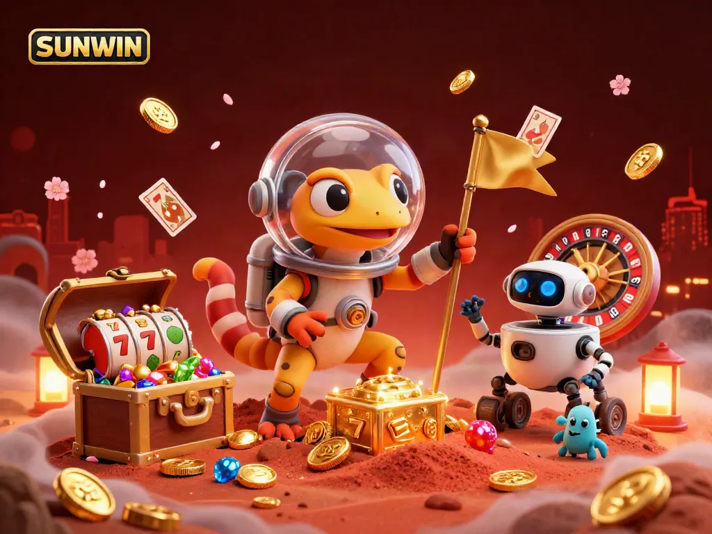 Engage with SUNWIN at a vibrant Martian casino adventure overflowing with excitement.