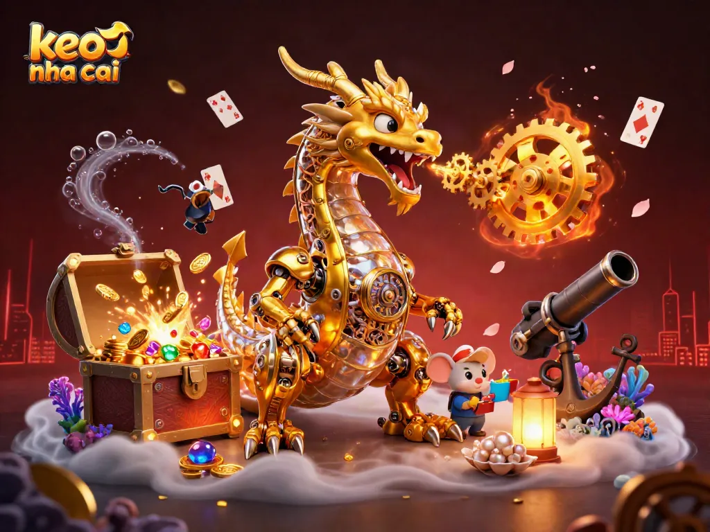 Engage with keo nha cai's vibrant high-stakes world, featuring dynamic characters and immersive casino elements.