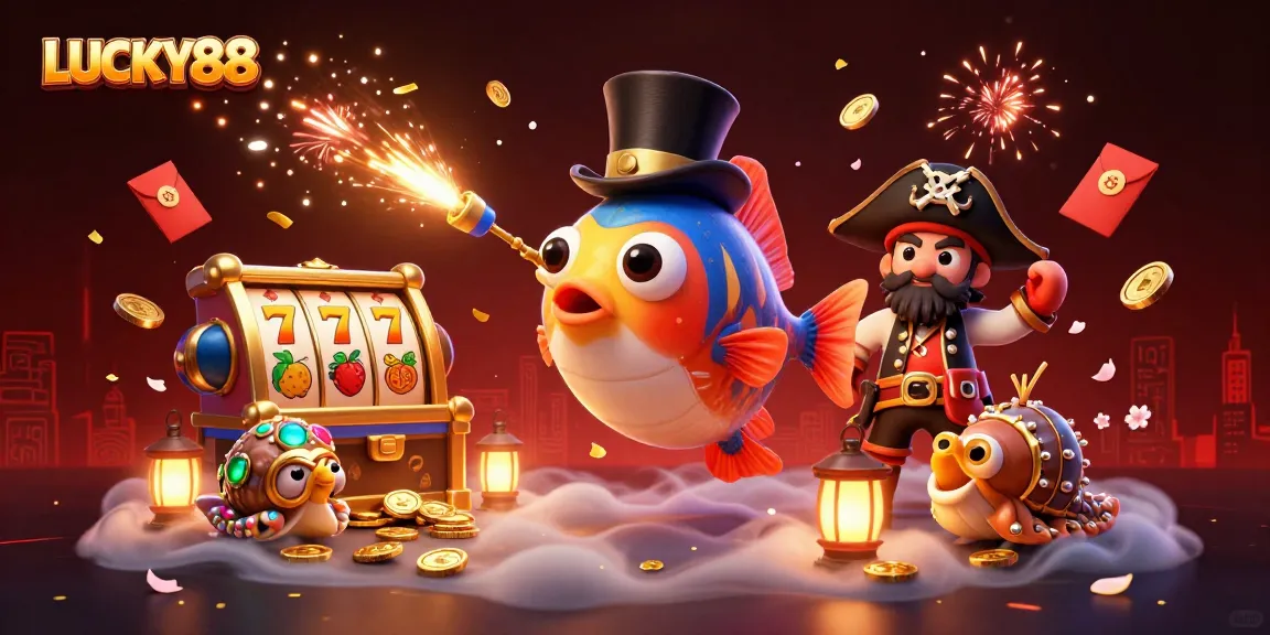Catch golden coins with LUCKY88 and enjoy the exciting thrill of slot games!