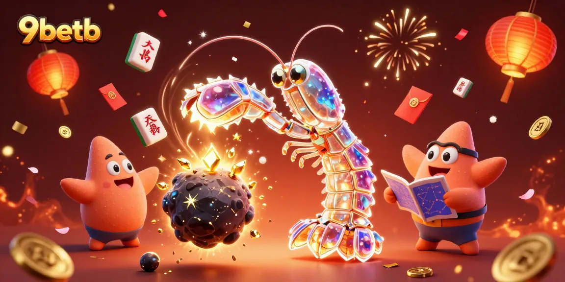 Experience thrilling wins at 9betb with vibrant casino-themed illustration showcasing a dynamic scene of action and fortune.
