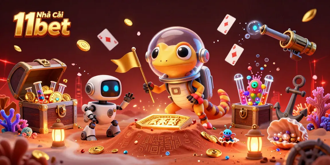 Catch the excitement at Nhà cái 11bet with a vibrant Martian-themed 3D casino adventure.