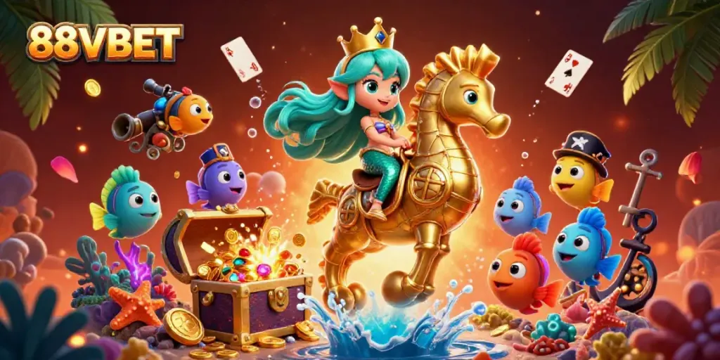 Experience vibrant gameplay with colorful characters showcasing 88VBET's thrilling casino features.