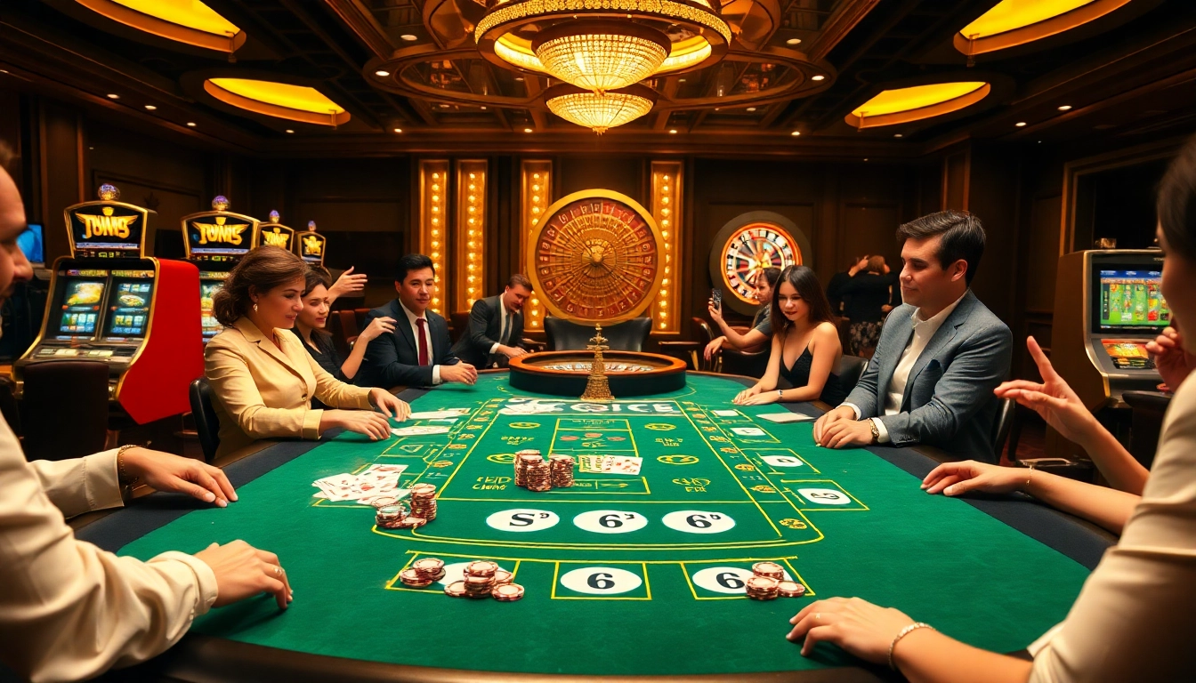 Experience the excitement of s666 casino gaming with vibrant tables and enthusiasts.
