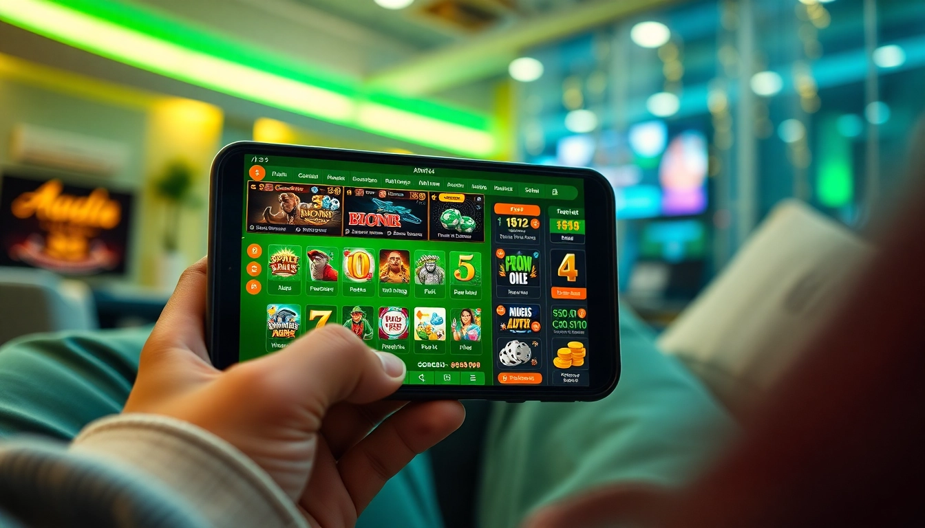 Experience the thrill of online betting at ABC999 with a vibrant digital interface.