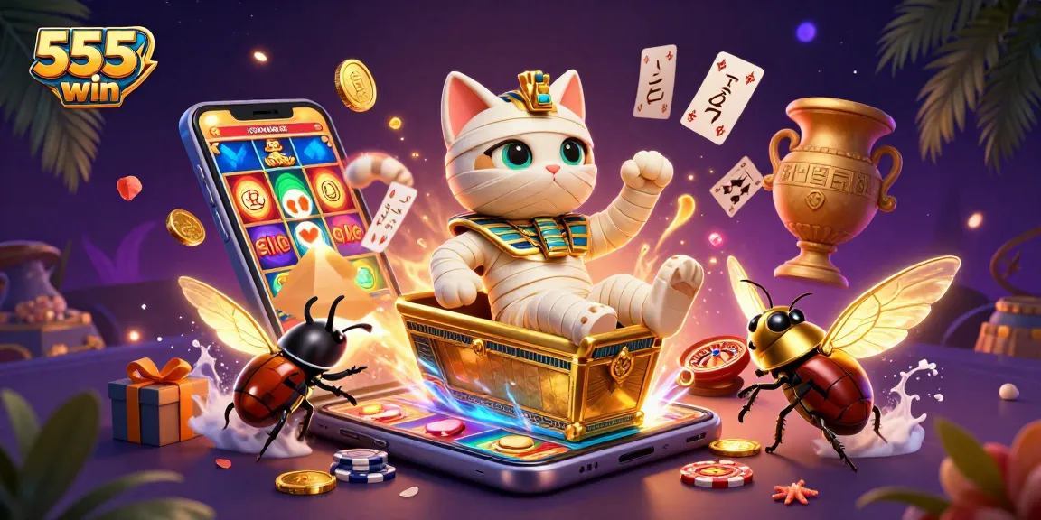 Experience the thrill of 555win with dynamic slots and vibrant gaming elements.