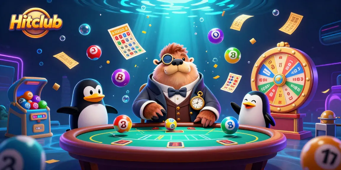 Hitclub showcases a vibrant underwater poker scene with colorful elements, ideal for casino enthusiasts.